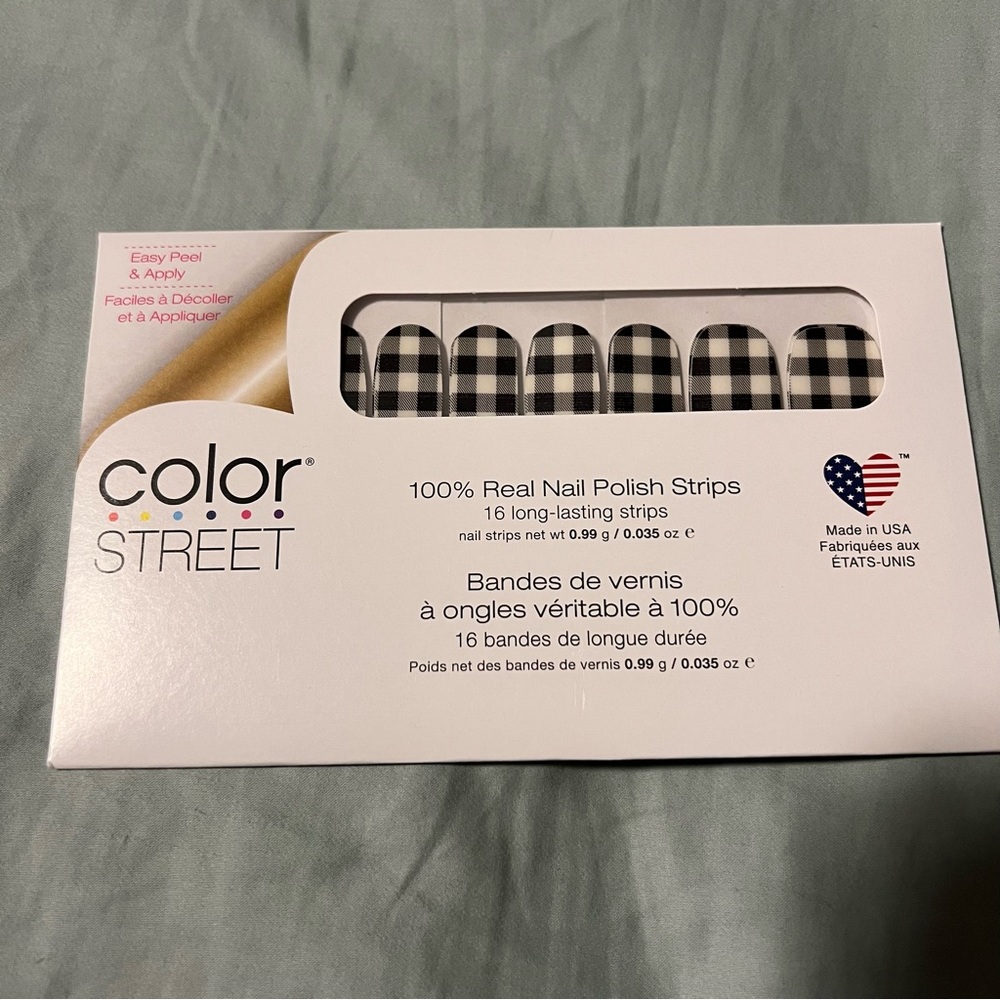 *Retired* Color Street: Plaid About You | Fall Winter Preppy Clear Overlay - Picture 3 of 9